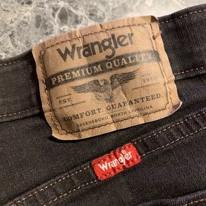 Black Wangler relaxed fit jeans